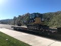 How To Load An Excavator Onto A Low Bed | Pro Shot