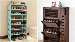 Latest Modern Shoe Rack Design | Latest Wooden Shoe Rack Design With Door