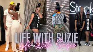 LIFE WITH SUZIE| DOWNTOWN CHICAGO. ALL WHITE PARTY. STEAK 48 & FABRIC SHOPPING