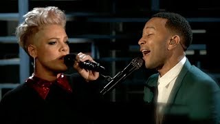 P!nk & John Legend  Someday We'll All Be Free (Live 2015) HD