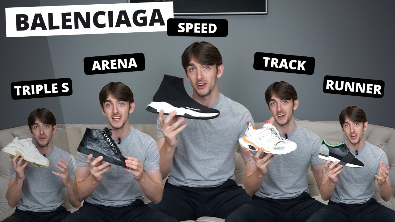 Balenciaga Comparison - S | Arena | Speed | Track | Runner - YouTube