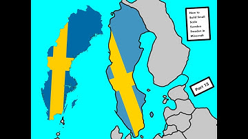 How to build Small Scale Sweden in Minecraft Part 13