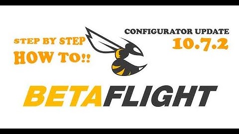 Betaflight Update for beginners