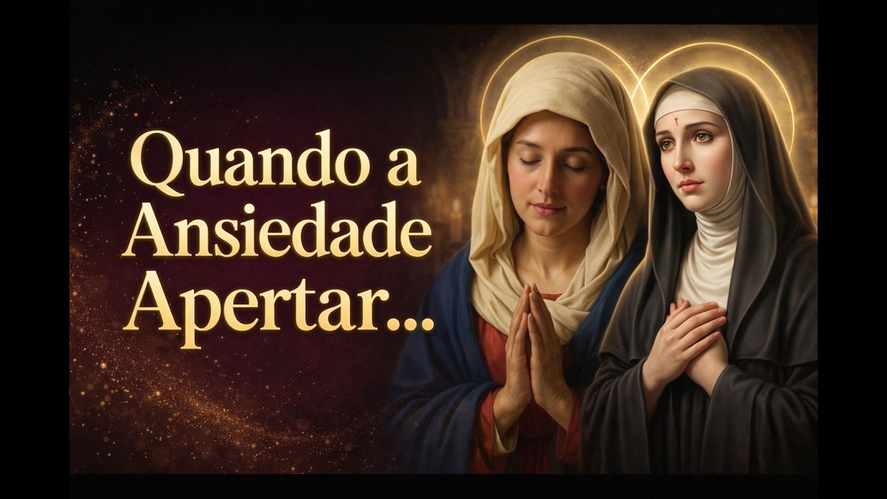 Antes de Dormir, Ouça Isso 🙏 | Oração Cantada Contra Crise de Ansiedade com Santa Rita