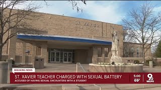 Former St. Xavier High School teacher charged with having sexual relationship with student