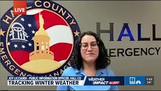 Tracking winter weather | Hall County official gives update on winter storm response