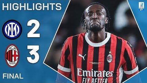 AC MILAN vs INTER MILAN 2-3 | Abraham Scores Last-Minute Winner! | EA SPORTS FC Supercup 2025