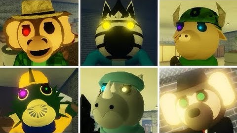 Piggy TSP Raid - All Basement Jumpscares (Game created by: Asasinul23000)