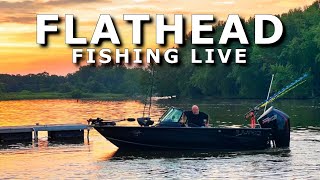 Let's GO Flathead Catfishing Live!