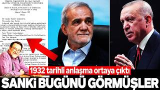 Sanki̇ Bugünü Görmüşler. Türki̇ye Ve İran Arasindaki̇ 1932 Tari̇hli̇ Anlaşmayi Murat Bardakçi Anlatti