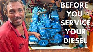 BEFORE YOU SERVICE YOUR MARINE DIESEL, WATCH THIS! | Nanni N4.65 Full Service
