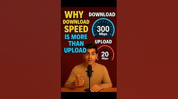 Why Download speed is more than Uploading speed. #shorts #short #education #internet #data