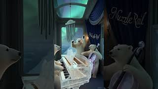 The Most Peaceful Polar Bear Journey #shorts #polarbear #cinematic #animation #loopvideo