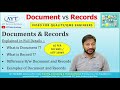 Document vs records  difference between document and record in hindi as per iatf 16949  iso 9001