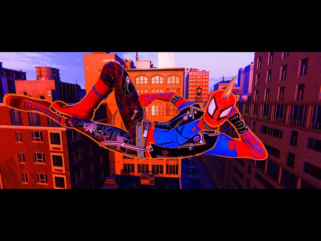 Hobie Brown Spiderpunk #spidermanintothespiderverse #spidermanacrosst