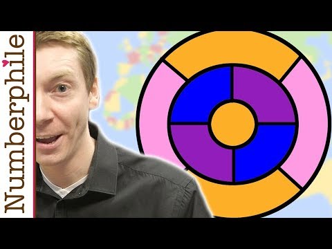 The Four Color Map Theorem - Numberphile