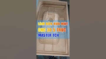 Làm bồn rửa mặt lavabo với máy cnc 5 trục Semac