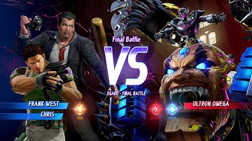 MARVEL VS. CAPCOM: INFINITE Frank West,Chris Redfield Gameplay In Arcade Mode