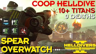 Helldivers 2 // Spear Overwatch Build - Terminid Coop Helldive - No Deaths - Rescue Scientists
