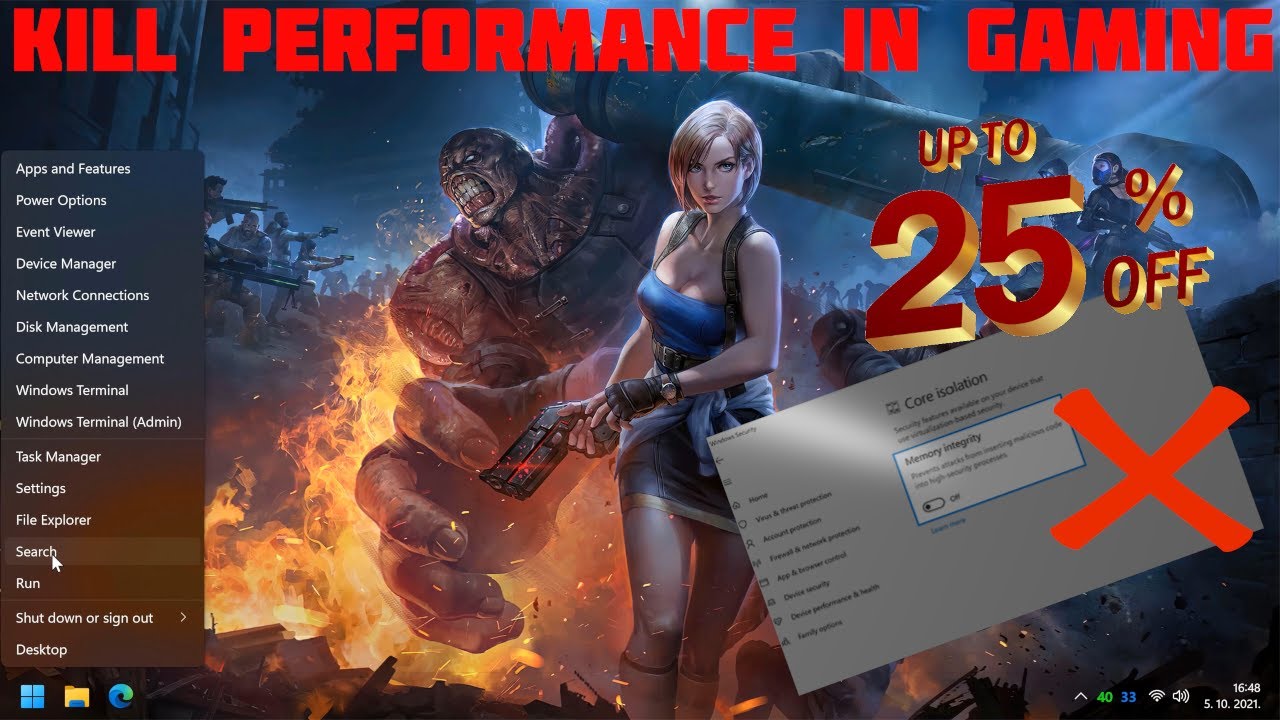 Windows 11 Gaming Performance Fix | How to Disable VBS | Core Isolation Test in 7 Games