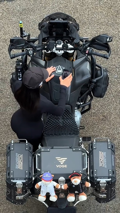 Voge DS900X Girl Rider Her Confidence Speaks Louder Than the Engine💕 #voge900dsx #r1250gsa #motovlog