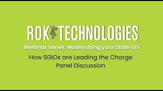 Modernizing your State GIS: How SGIOs are Leading the Charge: A Panel Discussion