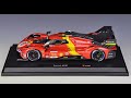 Ferrari 499P Winner 24h Le Mans 2023 Dirty Version Inkl. Vitrine BBR 1 18 P18235dirty