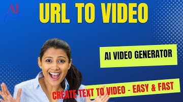 Create Url To Video | Easy and Fast way to create AI video |  create text-to-video AI