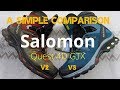 Salomon Quest 4D GTX Boots - A Simple Visual Comparison of V2 and V3