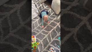 Want to teach your kid to crawl? Use a laser lol