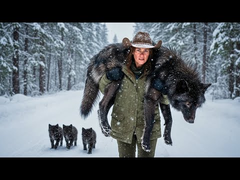 Mountain Woman Saved Dying Wolf Family What Happened Next Changed Her Life Forever