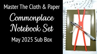 Master Your Commonplace Notebook Set From Cloth & Paper: Unboxing in 5 Simple Steps