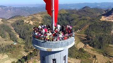 Cột cờ Lũng Cú, flycam