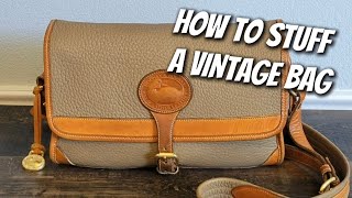 How to Properly Stuff a Luxury Vintage Handbag | Luxury Handbag Cleaning & Restoration Tutorial