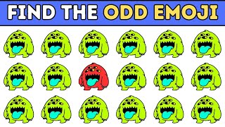 Find the Odd Emoji | Test Your Eyes | Emoji Challenges