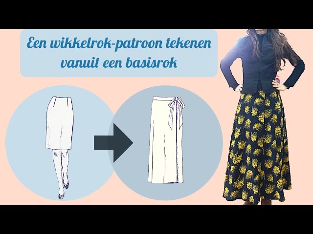 schuif Articulatie afwijzing Patroontekenen: Teken een maxi wikkelrok - YouTube