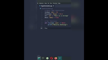 Type Annotation in Python #programming #python #fyp #shorts #viral
