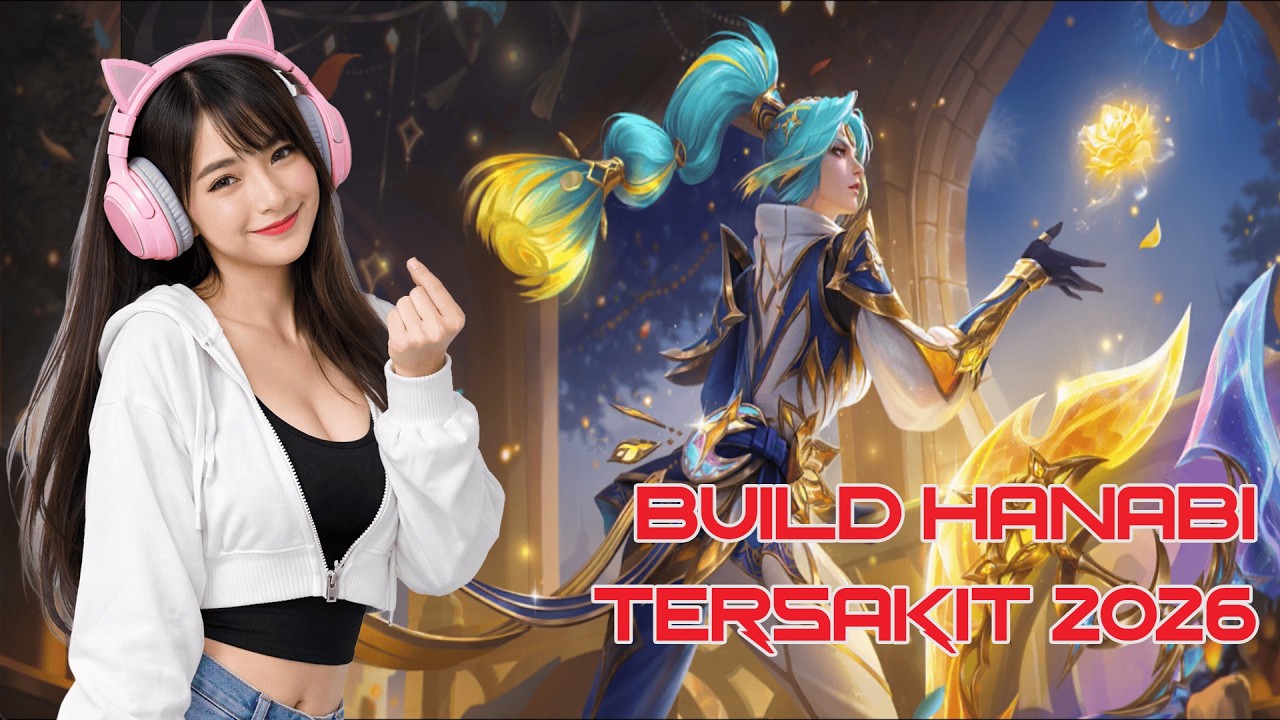 Tutorial Build Hero Hanabi Tersakit 2026 Dengan Menggunakan Skin Golden Month Twin Crescent
