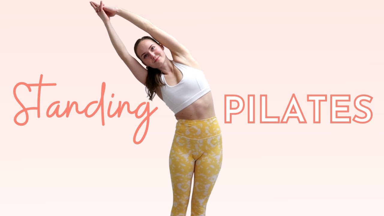 Standing Wall Pilates Workout for Beginners 