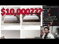 Hasanabi Explains How He Bought a $10,000 Bed for his new house