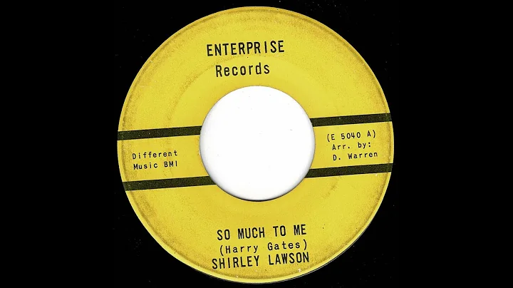 Shirley Lawson - So Much To Me - (Enterprise)
