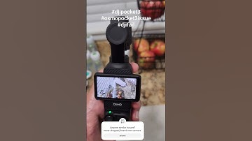 DJI Osmo Pocket 3 gimble issue. Brand new camera but gimble gets stuck.