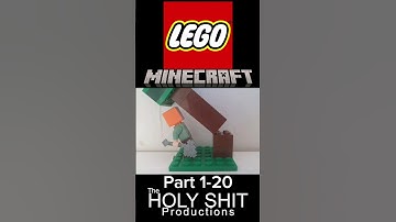 Lego minecraft stop motion Part 1-20. All falling trees Alex has done this 20 times! lets celeblate🥳