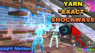 [Tutorial] How To Make *EXACT* YARN INVISIBLE SHOCKWAVE + BUILDUP | Alight Motion 🤩 | Free Preset ✨