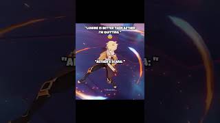 Lumine Is Better Then Aether I'm Quitting💔 #genshinimpact #genshinshorts