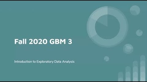 Introduction to Exploratory Data Analysis