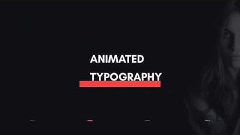 Minimal Typography #AfterEffectsTemplate #Videohive