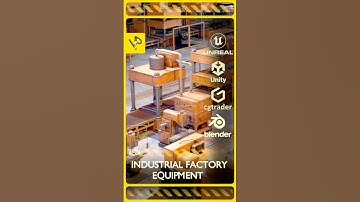 INDUSTRIAL FACTORY EQUIPMENT #game  #assets #3d #industrial  #factory