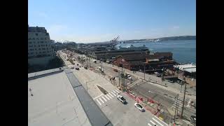 Waterfront Promenade Construction Time Lapse