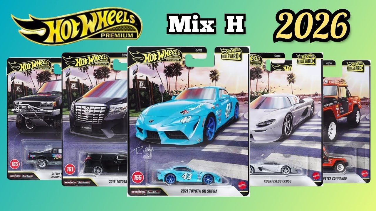 Hot Wheels 2026 Boulevard Mix H - YouTube